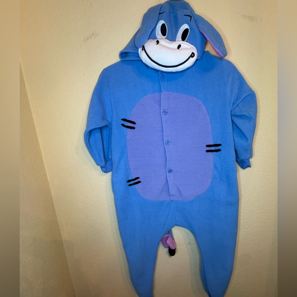 Winnie the Pooh Eyore Onesie Costume Children's Size 4/5